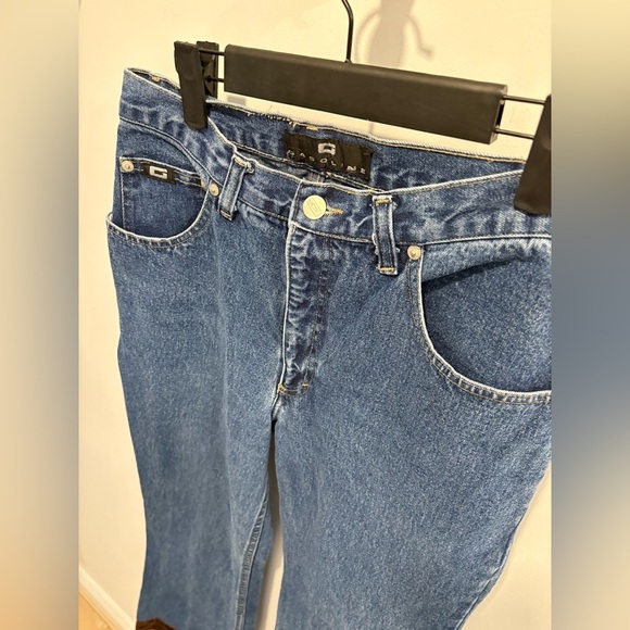 VINTAGE GASOLINE BRAND HIGHRISE BOHO JEANS - Picture 3 of 9